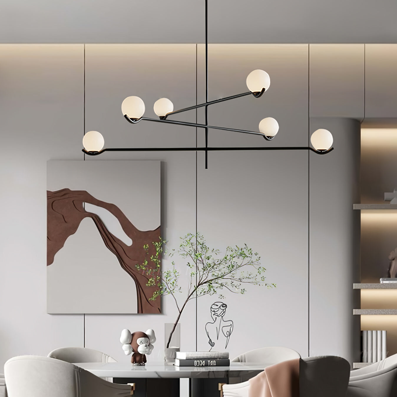 Solivra - Artistieke Baer Hanglamp Met Uniek Ontwerp