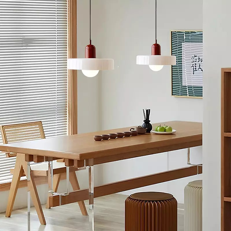 GleaMore - Bauhaus Hanglamp In Stijlvol Gekleurd Glas