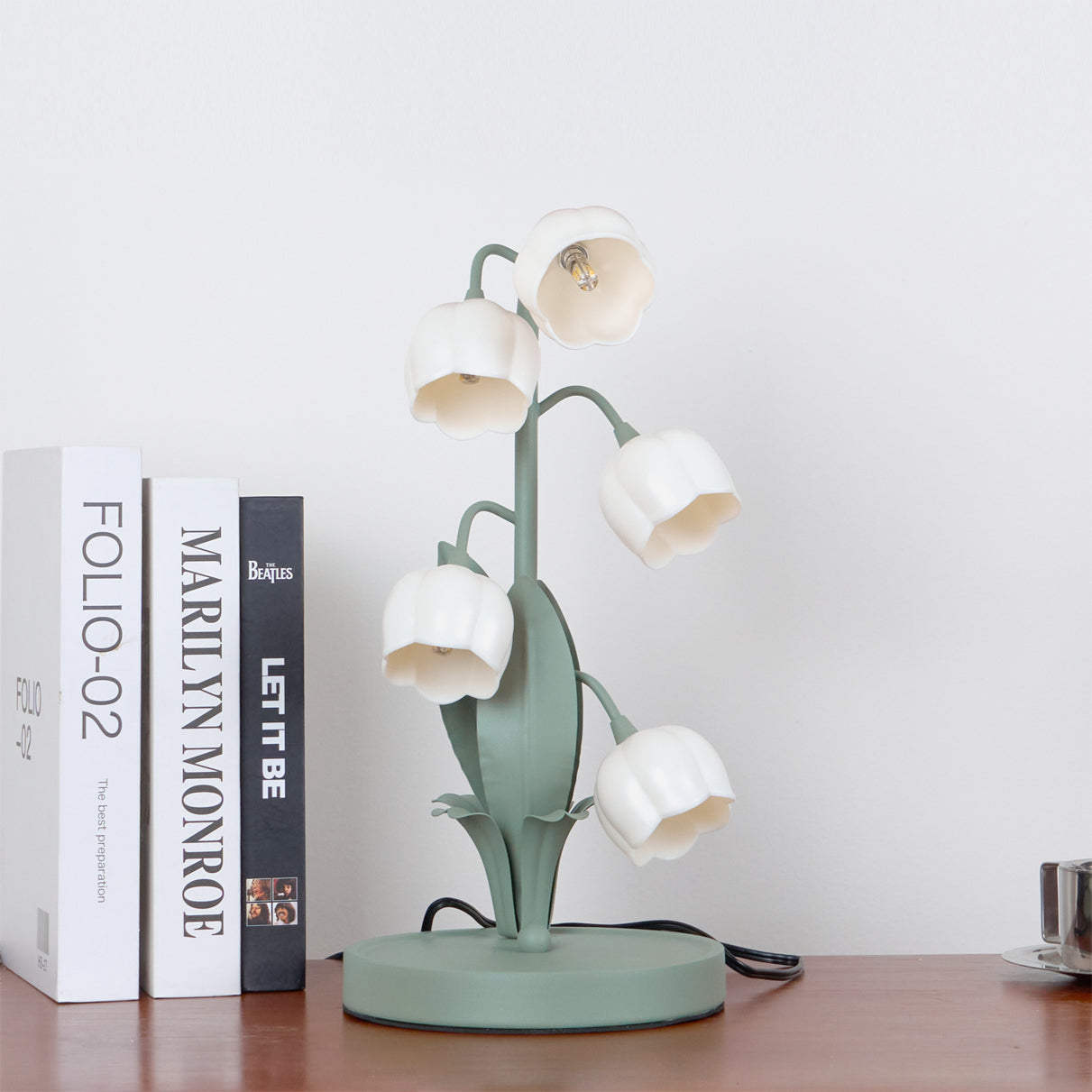 Rayora - Eigentijdse Bell Orchid Lamp Met Warm Gloeiend Licht