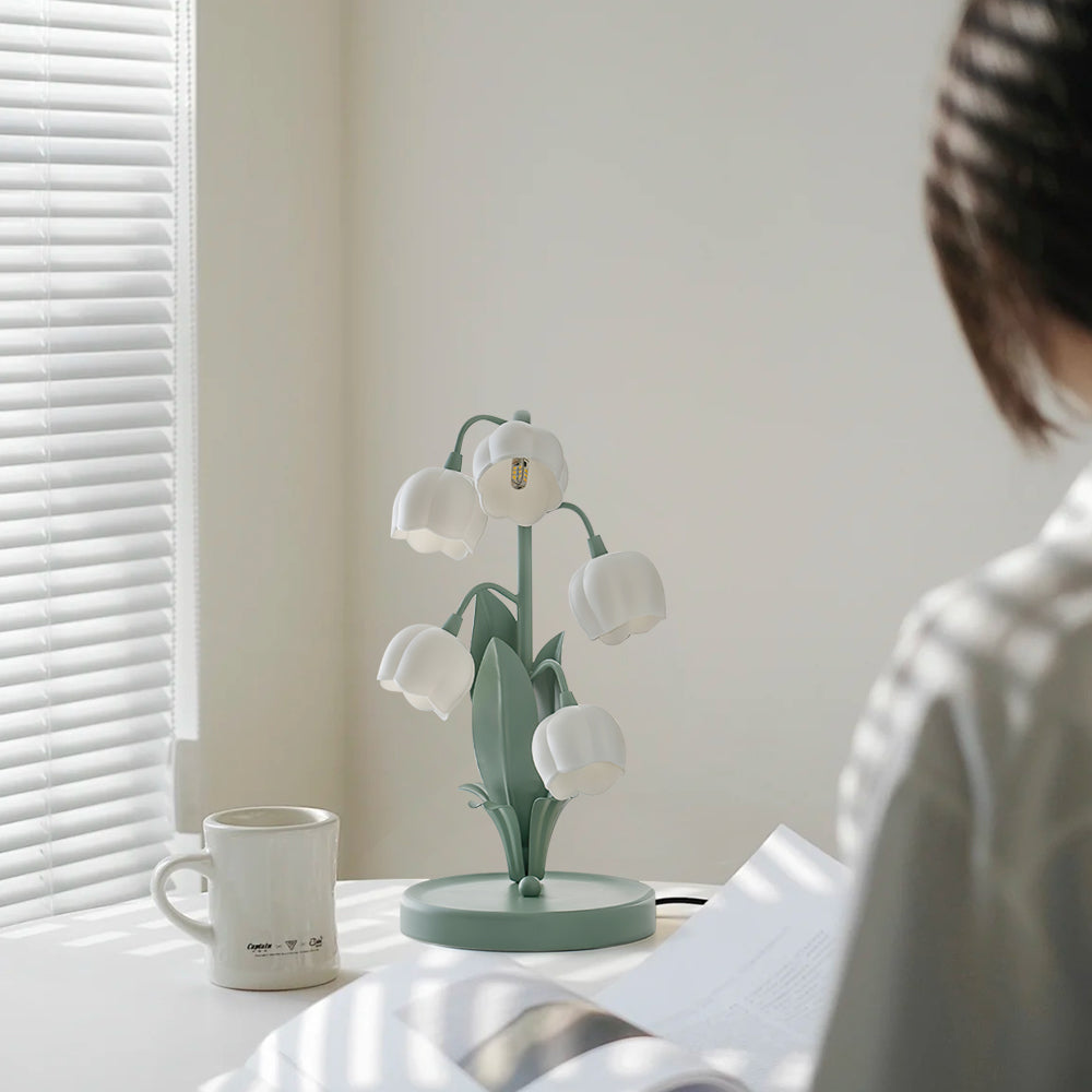 Rayora - Eigentijdse Bell Orchid Lamp Met Warm Gloeiend Licht