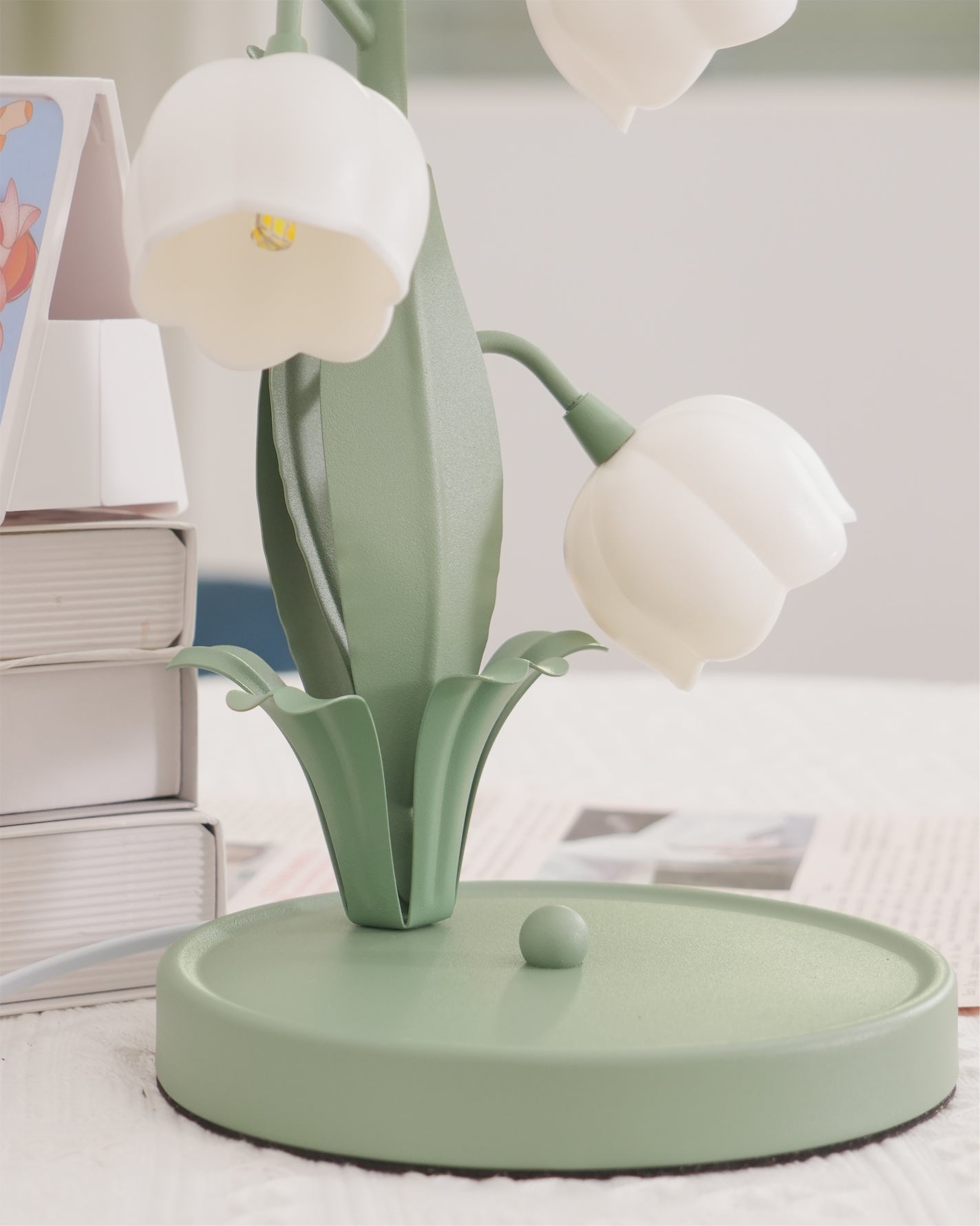 Rayora - Eigentijdse Bell Orchid Lamp Met Warm Gloeiend Licht