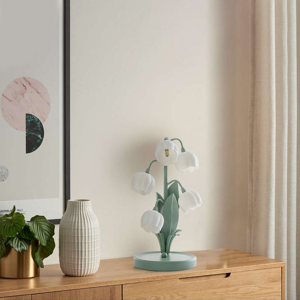 Rayora - Eigentijdse Bell Orchid Lamp Met Warm Gloeiend Licht