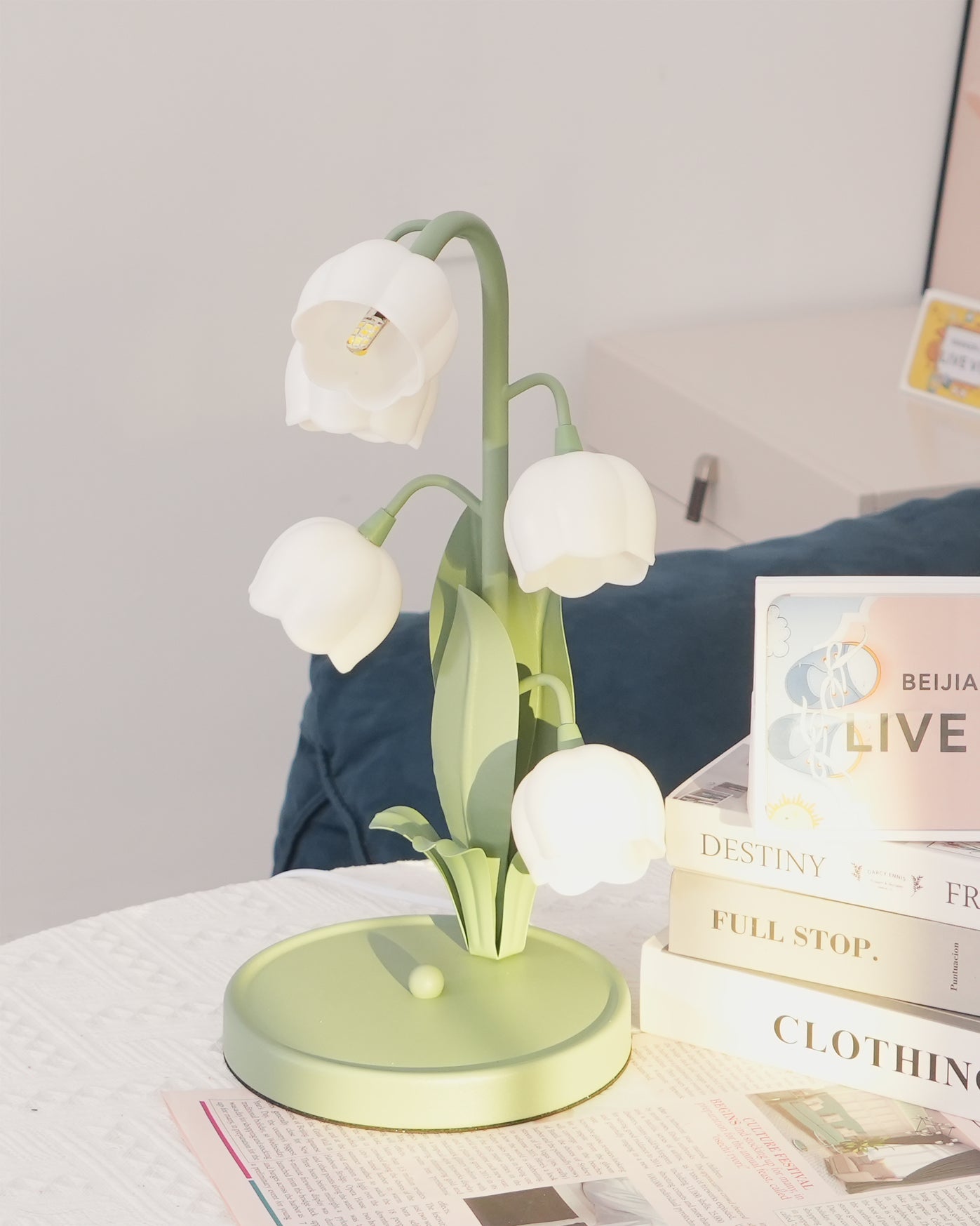 Rayora - Eigentijdse Bell Orchid Lamp Met Warm Gloeiend Licht