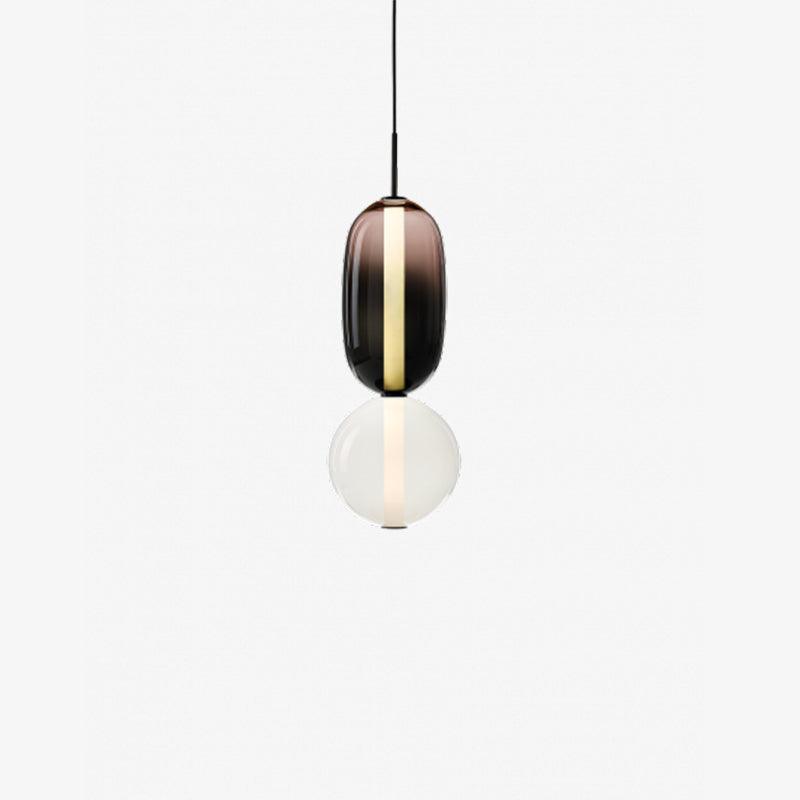 Veyla – Gekleurde Glazen Hanglamp (Plafondlamp, Modern Artistiek LED)