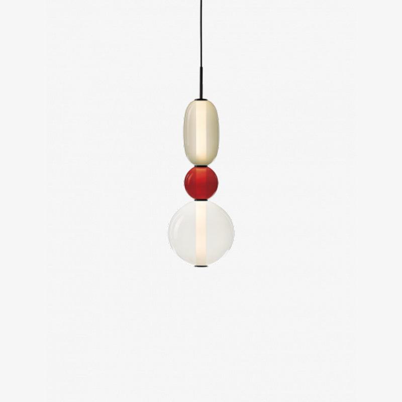 Veyla – Gekleurde Glazen Hanglamp (Plafondlamp, Modern Artistiek LED)