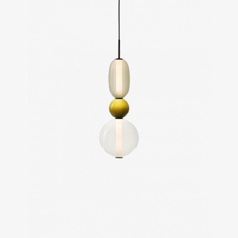 Veyla – Gekleurde Glazen Hanglamp (Plafondlamp, Modern Artistiek LED)