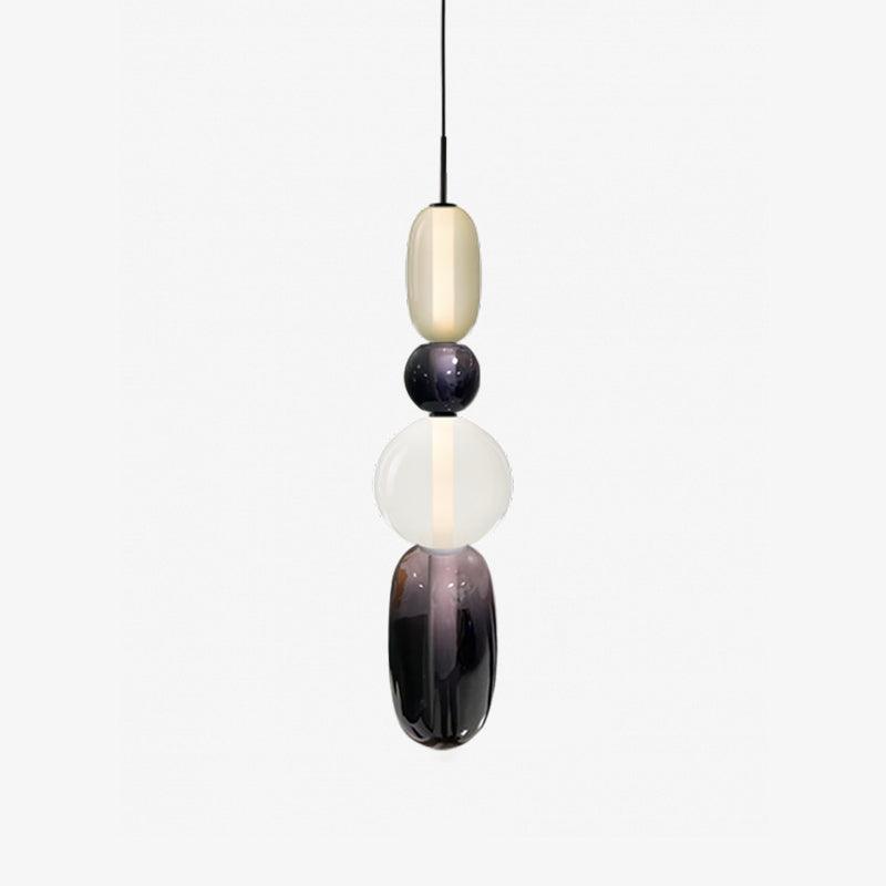 Veyla – Gekleurde Glazen Hanglamp (Plafondlamp, Modern Artistiek LED)
