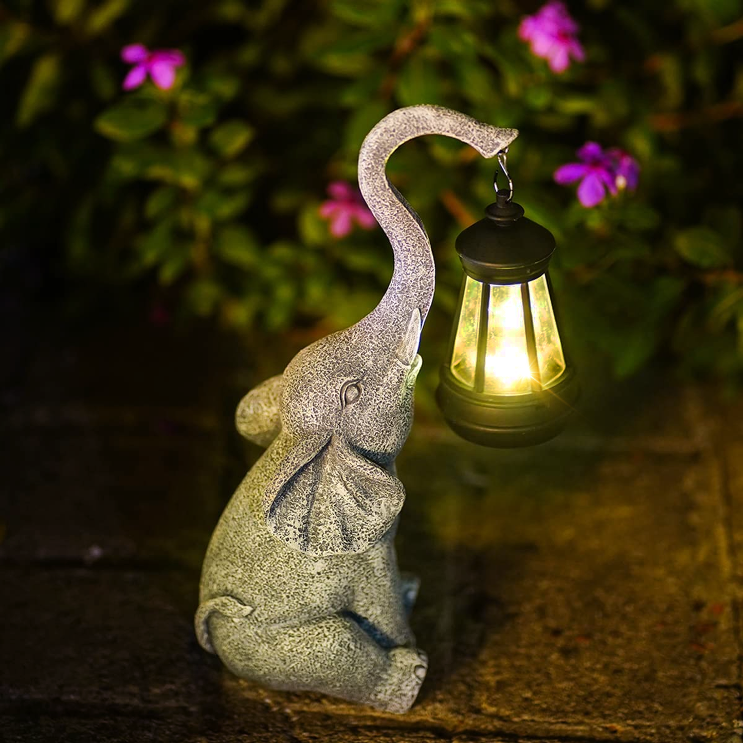 EleGlow – Zonne-olifant Lantaarnlamp