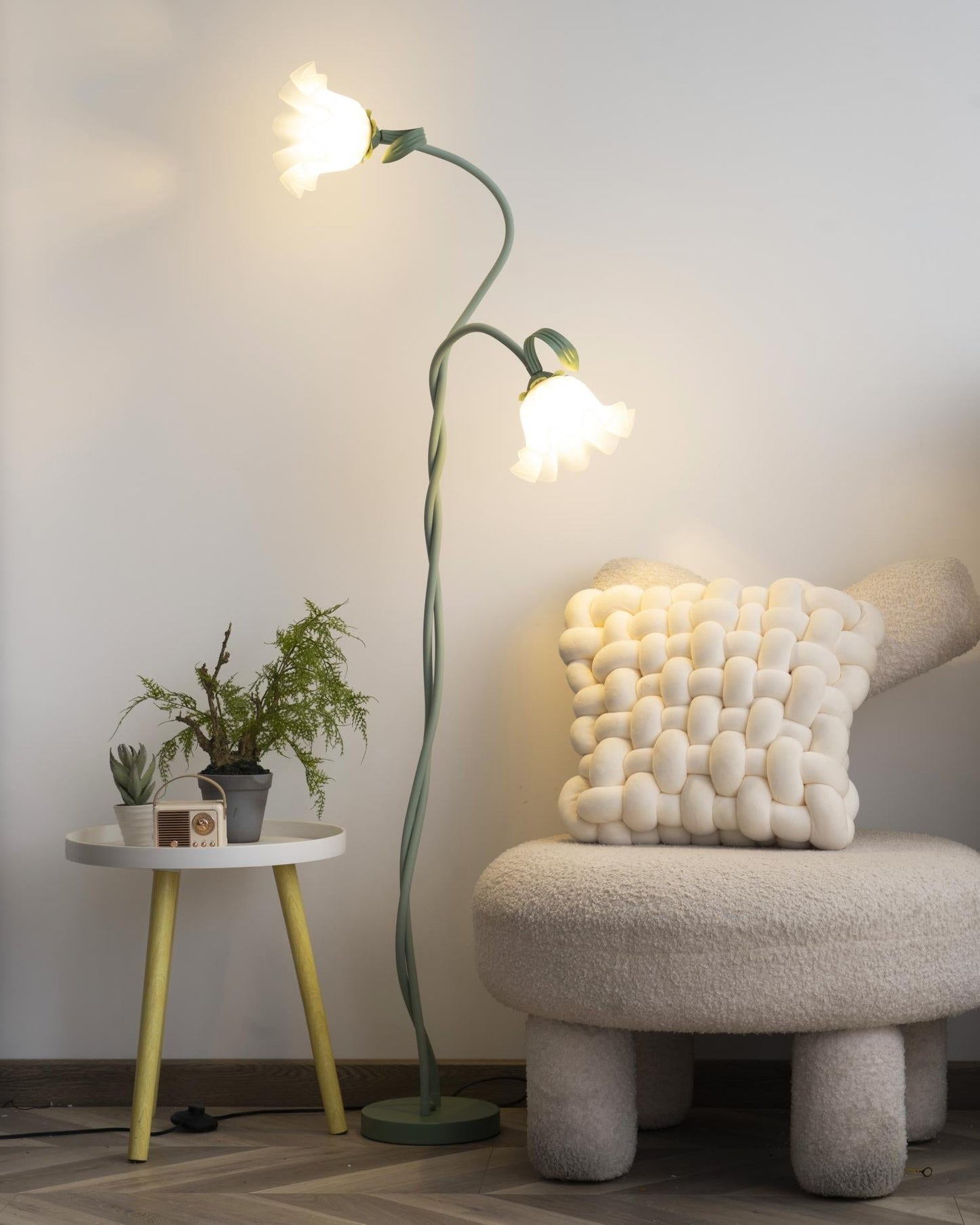 Calla – Bloemen Vloerlamp (Artistieke Staande Lamp, E27 LED)