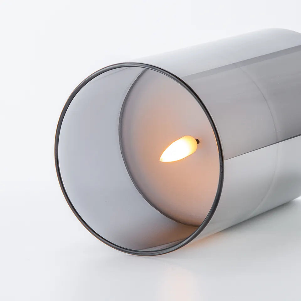 Lumora – LED Kaarsen Set Zonder Vlam (Glazen Pillar Kaarsen)