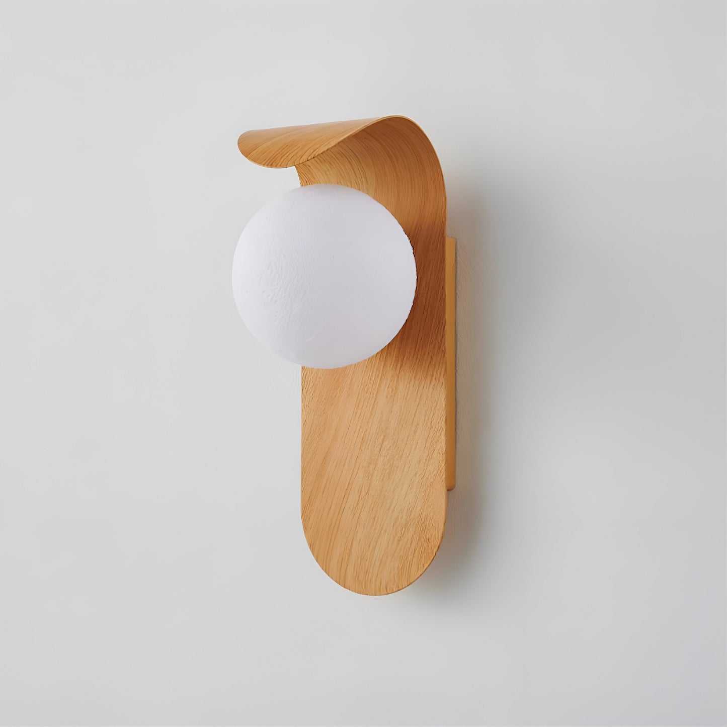Carlyle – Scandinavische Minimalistische Wandlamp met Houtaccent (LED)