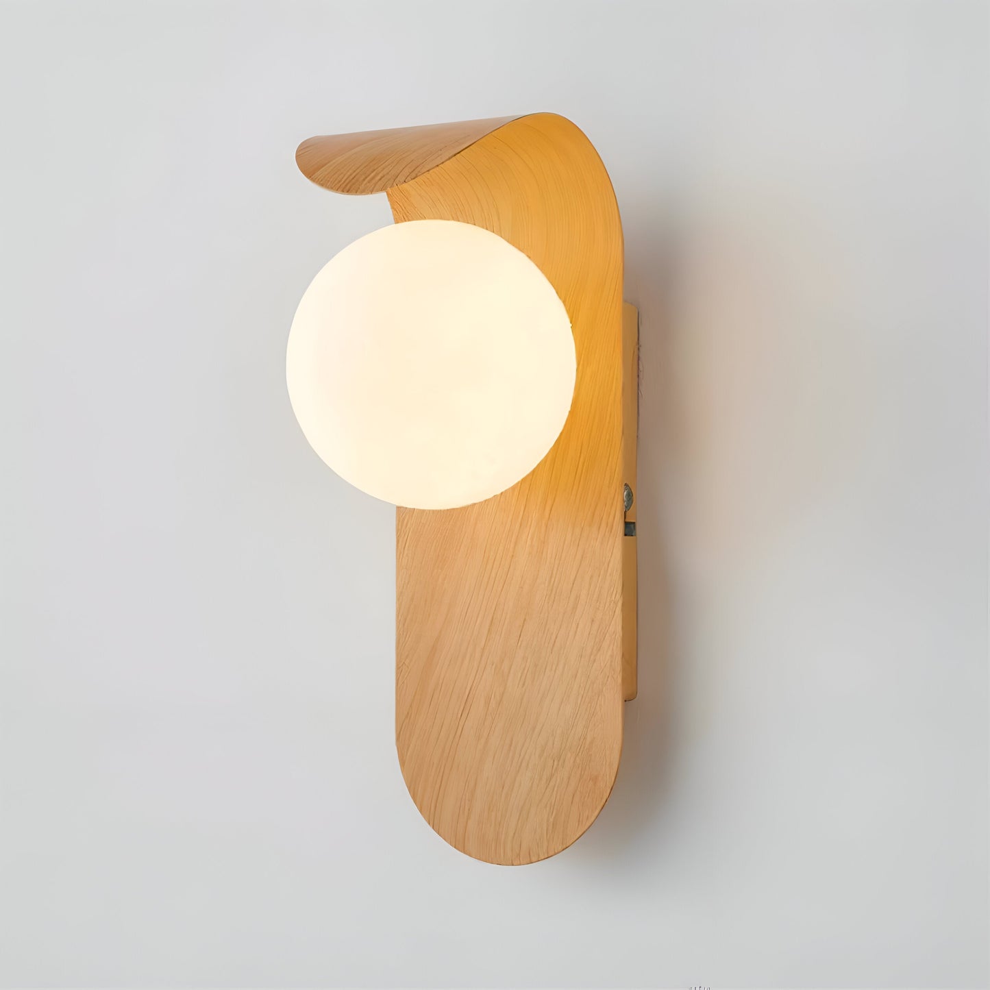 Carlyle – Scandinavische Minimalistische Wandlamp met Houtaccent (LED)