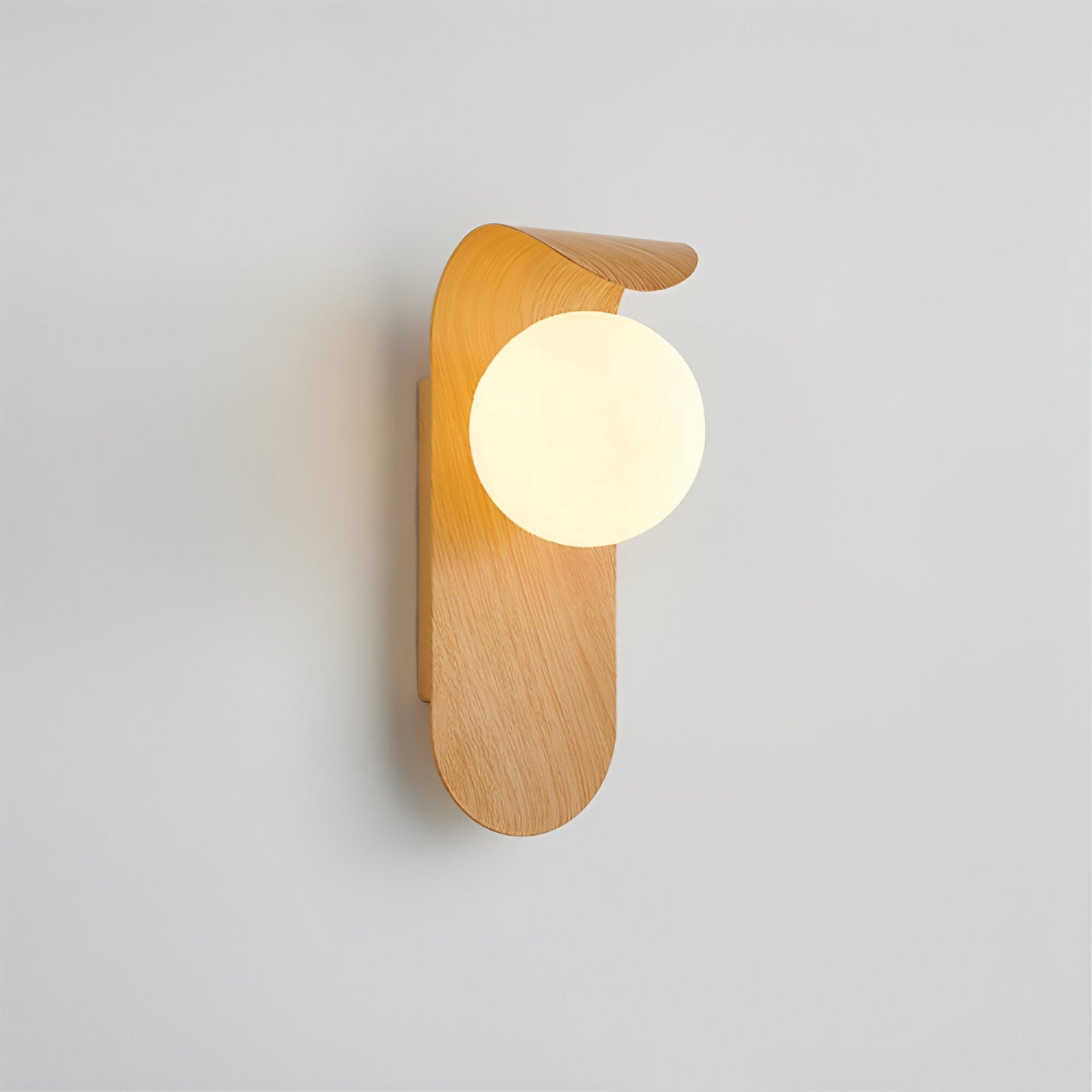 Carlyle – Scandinavische Minimalistische Wandlamp met Houtaccent (LED)