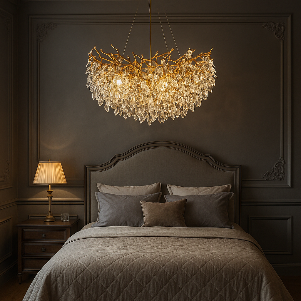 Lantherra - Moderne Luxe Kristallen Kroonluchter Met LED-Verlichting Voor Woonkamers