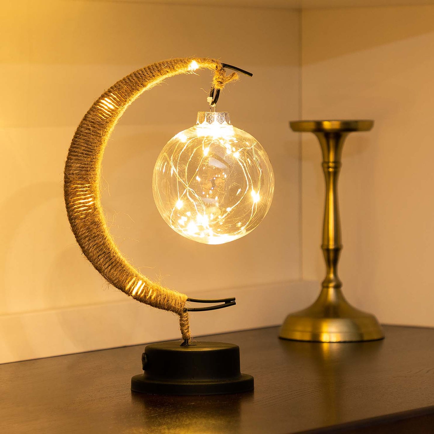 Lunora – Betoverende Maanlamp met Warme Gloed