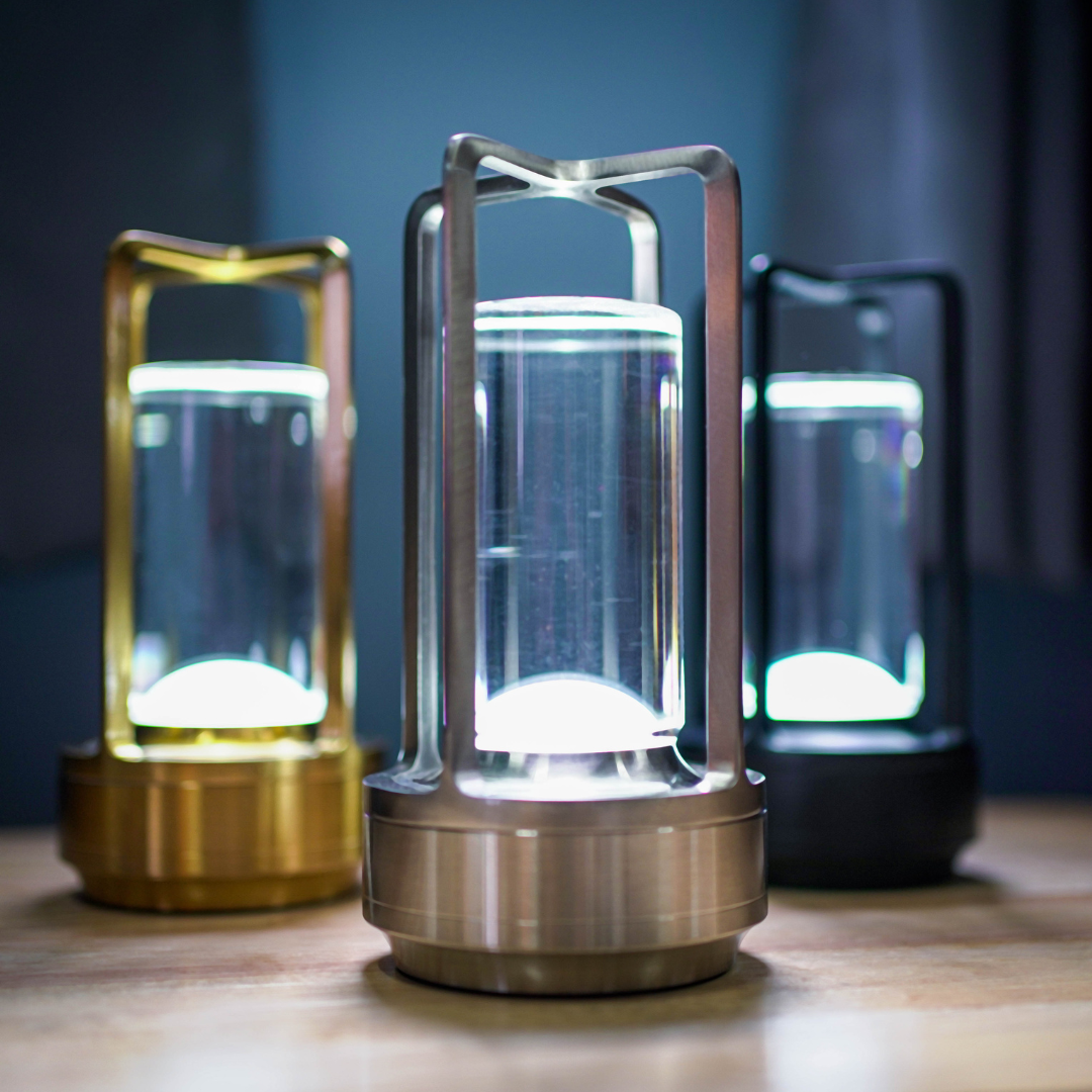 Chandelis – Kristallen Lantaarn met Elegante Sprankelende Gloed
