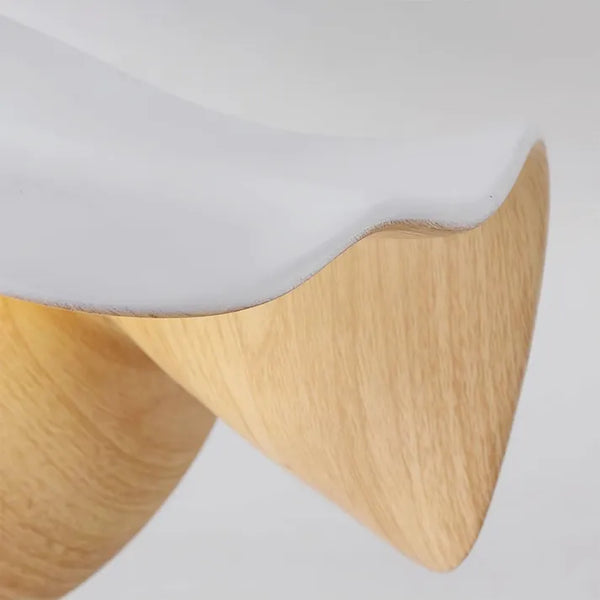 Liora – Scandinavische Houten Plafondlamp (Lotus Design Lamp)