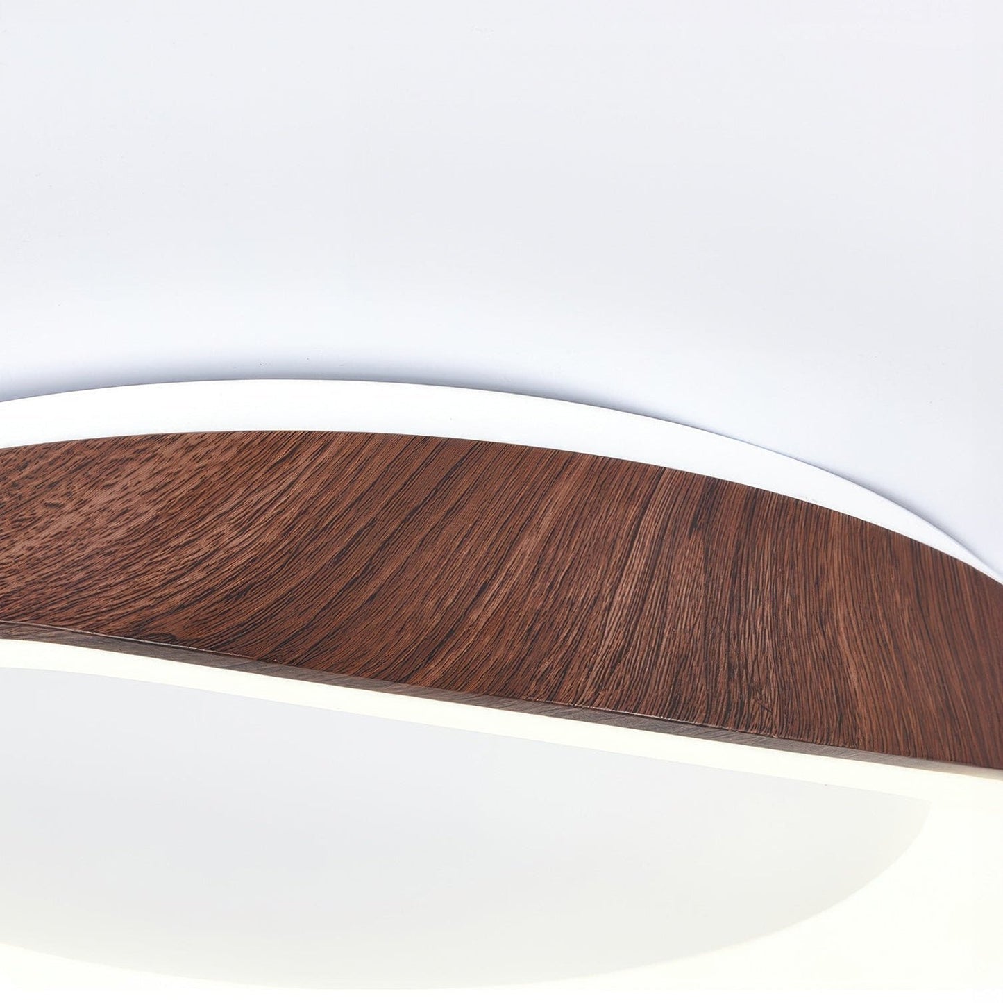 Lumora – Scandinavische Houten LED Plafondlamp
