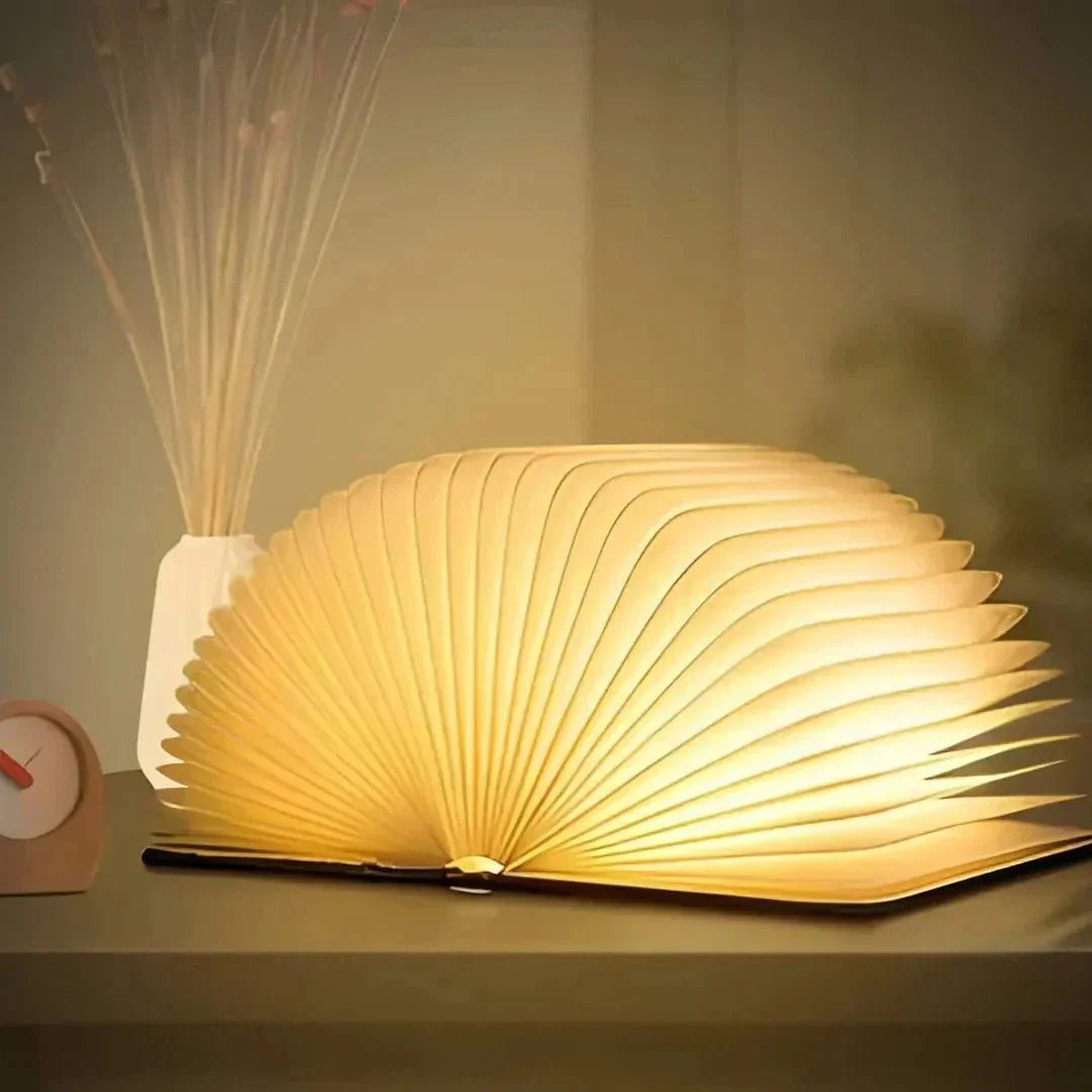 Lumora – LED Tafellamp Boekenlamp Oplaadbaar | Design Nachtlamp