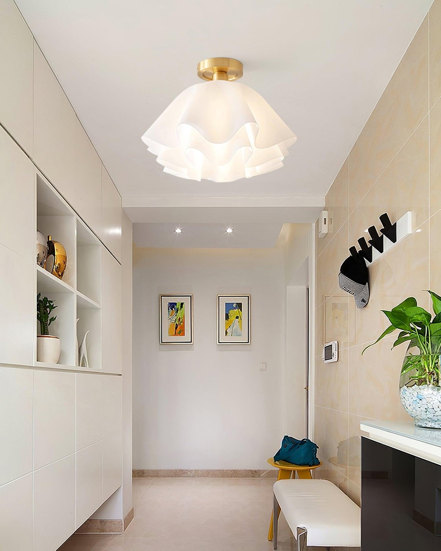 Gailon – Sculpturale Plafondlamp (Moderne Flush Mount, E27 LED)