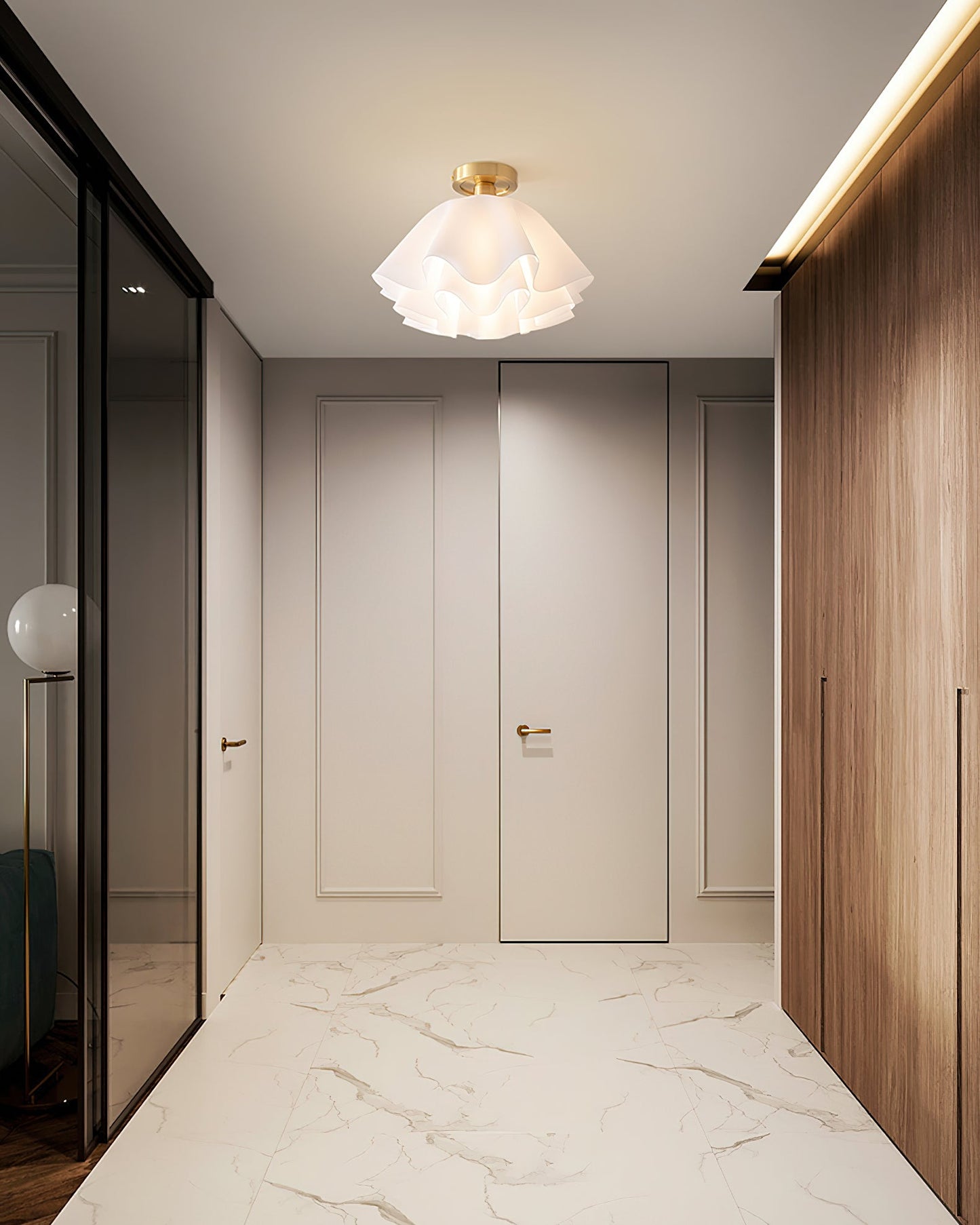 Gailon – Sculpturale Plafondlamp (Moderne Flush Mount, E27 LED)