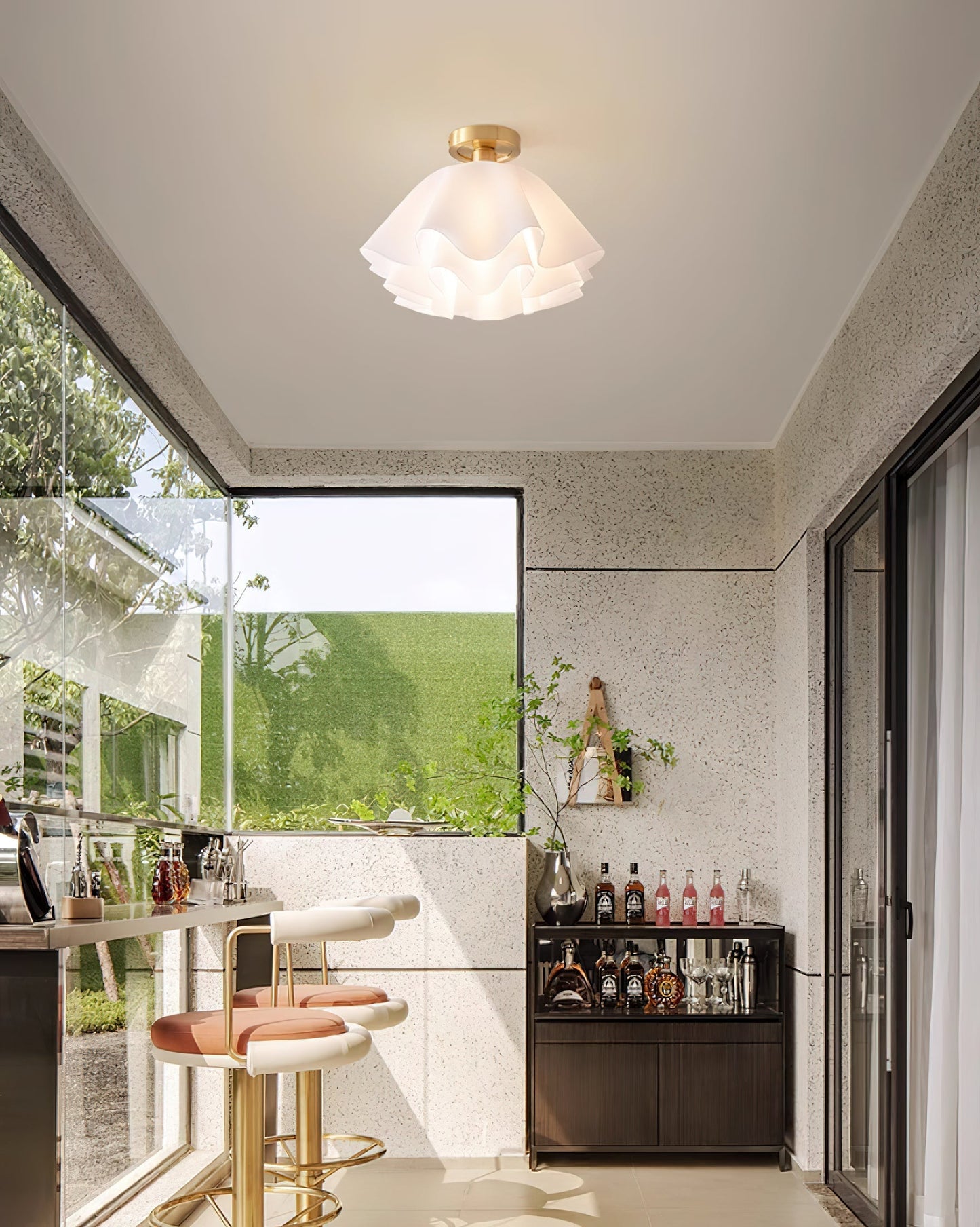 Gailon – Sculpturale Plafondlamp (Moderne Flush Mount, E27 LED)