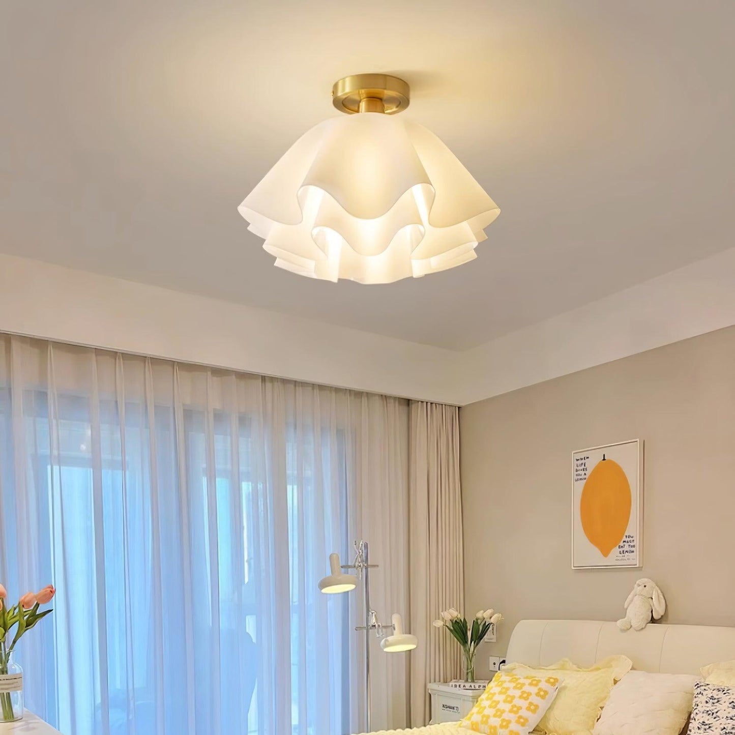 Gailon – Sculpturale Plafondlamp (Moderne Flush Mount, E27 LED)