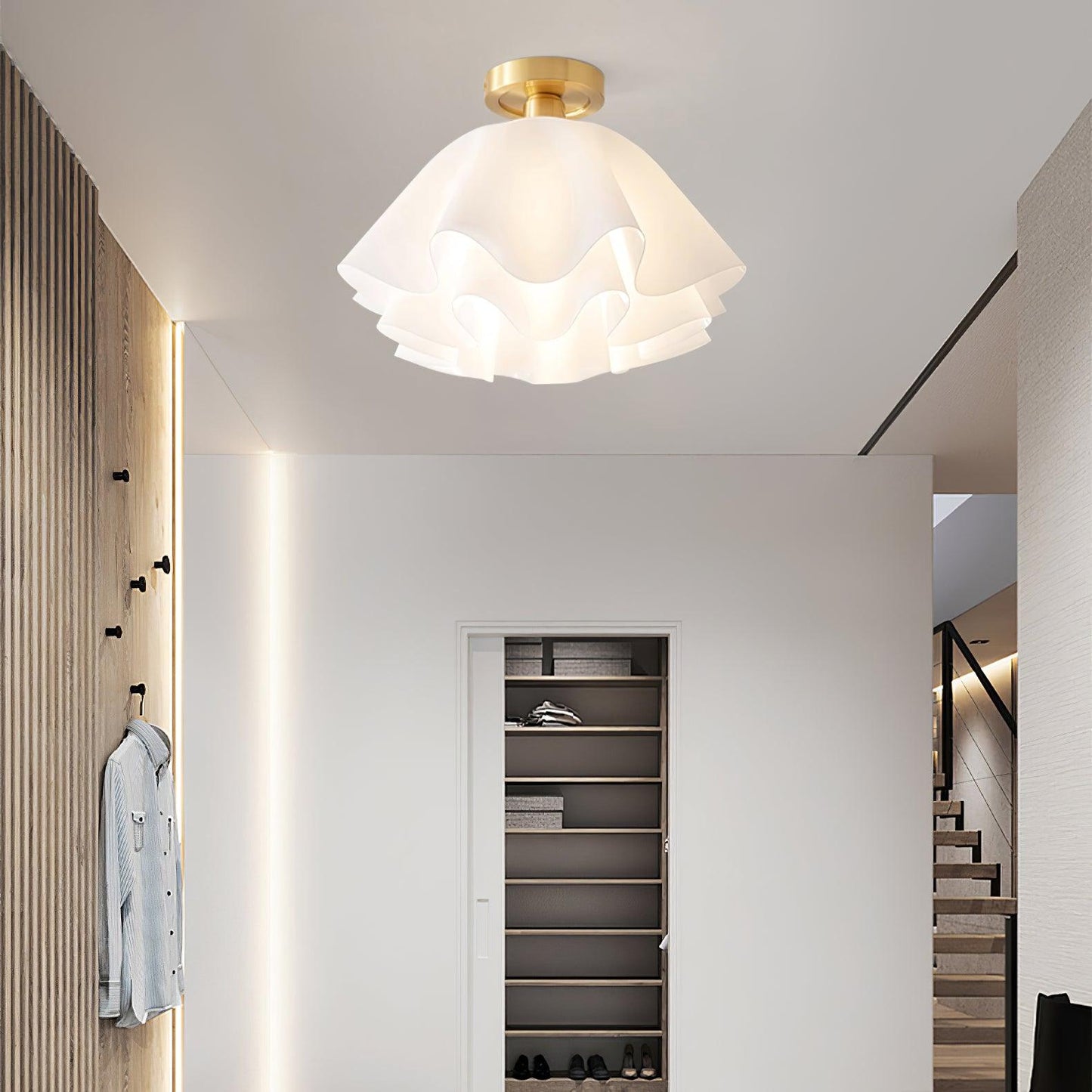 Gailon – Sculpturale Plafondlamp (Moderne Flush Mount, E27 LED)