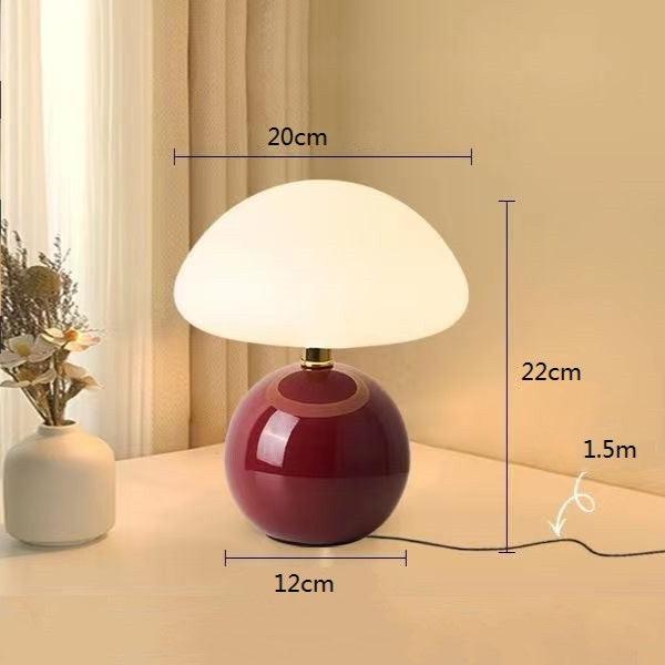 Brighture - Stijlvolle Franse Crèmekleurige Paddenstoellamp Voor Moderne Decoratie