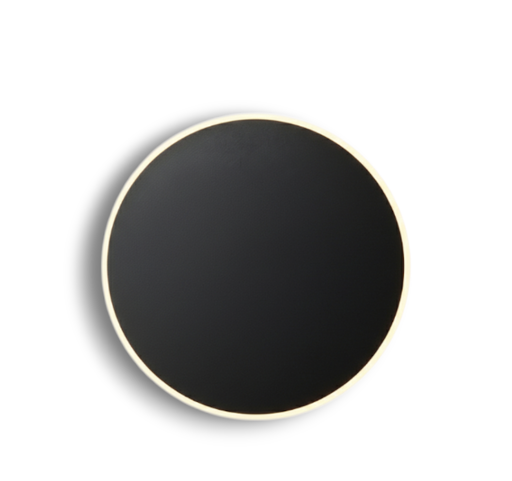 Lunor – Nordic Ronde LED Wandlamp met Bewegingssensor