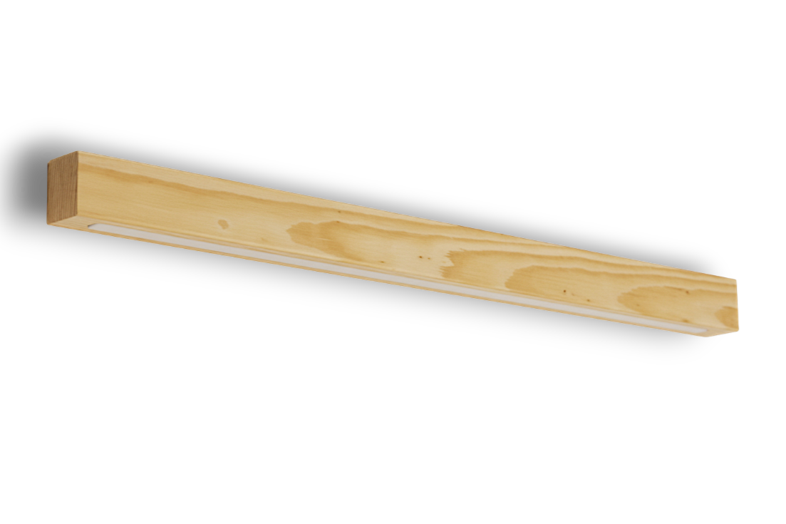 Kairo – Japanse Massief Houten LED Strip Wandlamp (Eenzijdig / Tweezijdig)