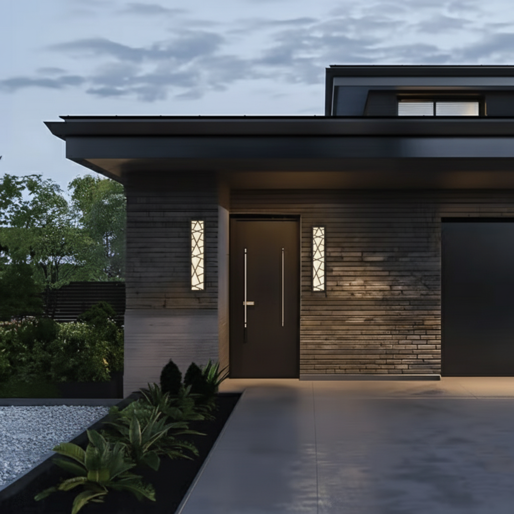 Seatelle - Strakke Buitenwandlamp Met LED Voor Entree, Tuin En Oprit