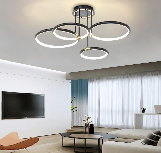 Aurelia – Moderne LED Plafondlamp met Geometrisch Ringontwerp