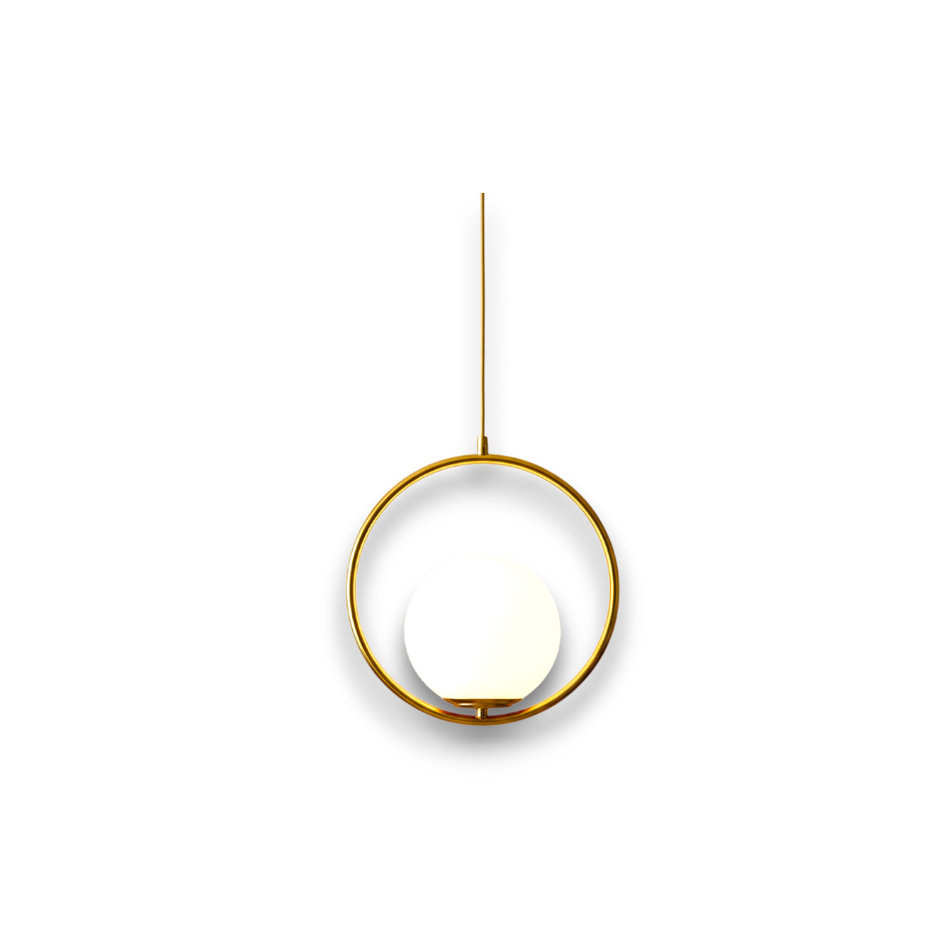 Florvia - Moderne Glazen Bol Hanglamp Voor Stijlvolle Noordse Interieurs