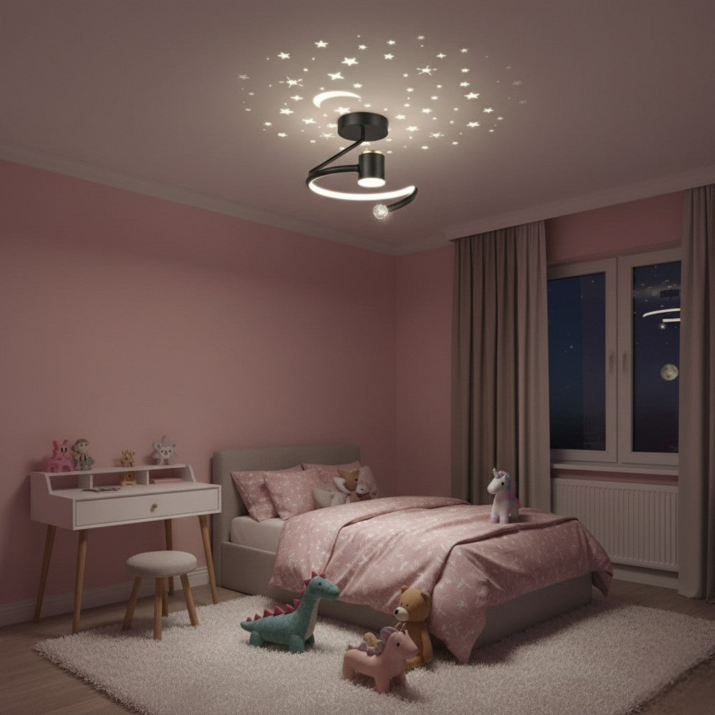 Statulis - Sterrenhemel LED Plafondlamp Voor Kinderkamers En Moderne Woonruimtes