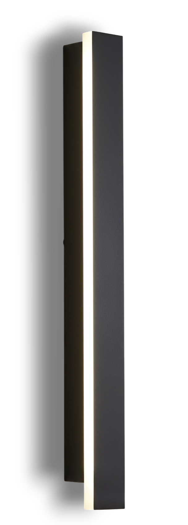Kyro – Minimalistische Zwarte LED Buiten Wandlamp (Lineair Design, IP65 Dimbaar)