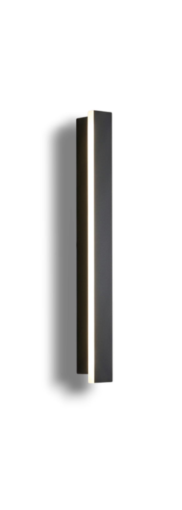 Kyro – Minimalistische Zwarte LED Buiten Wandlamp (Lineair Design, IP65 Dimbaar)