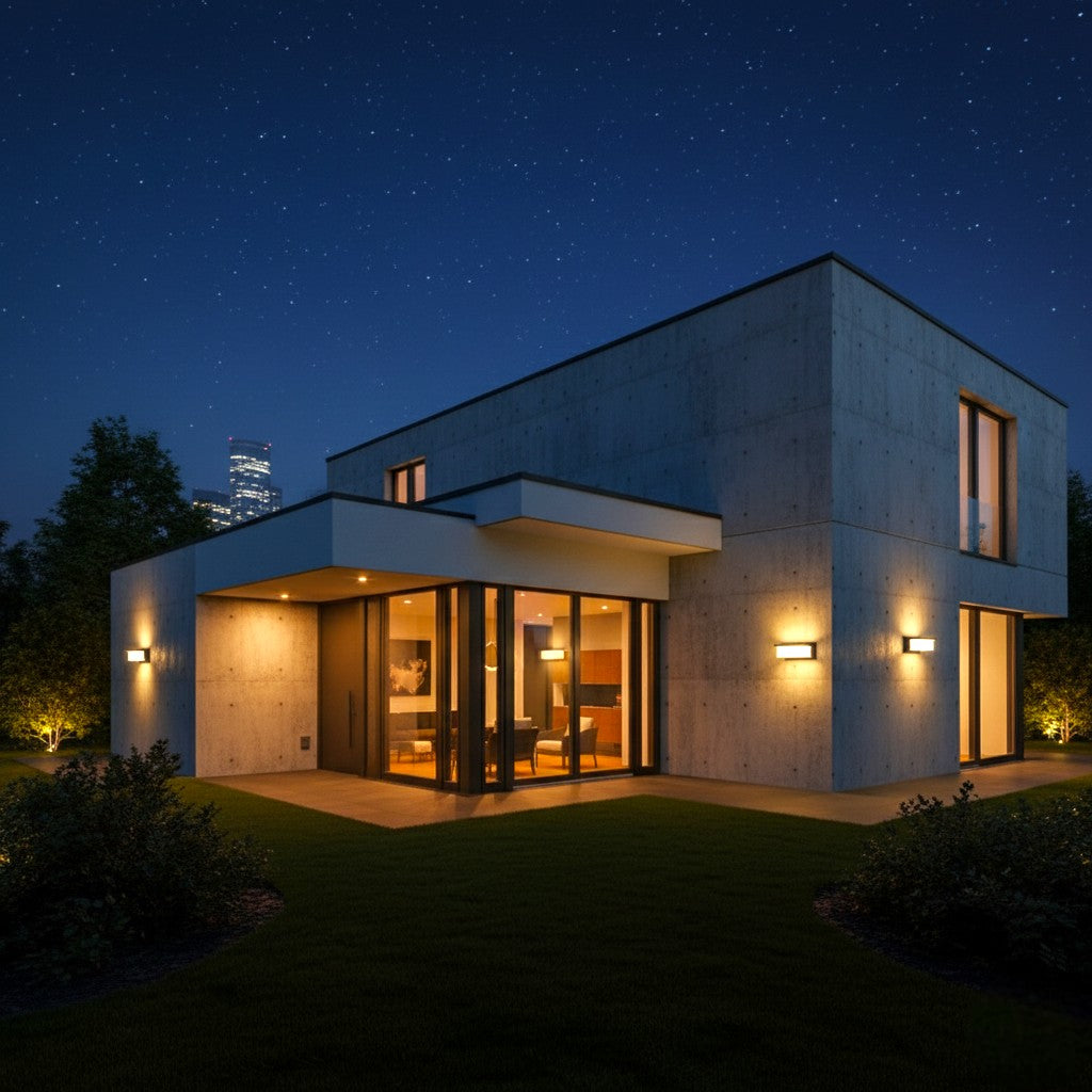 Sculpora - Bewegingsgeactiveerde LED Wandlamp Voor Veilige En Stijlvolle Tuinverlichting