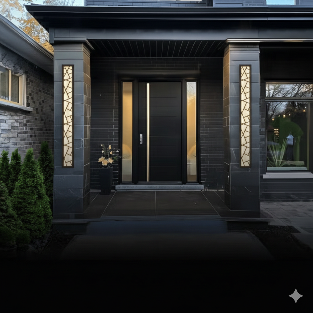 Seatelle - Strakke Buitenwandlamp Met LED Voor Entree, Tuin En Oprit