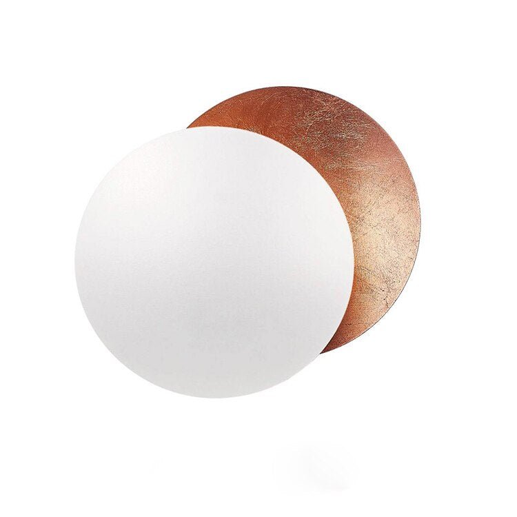 Aurelia – Gouden Wandlamp met Reflecterende Schijven