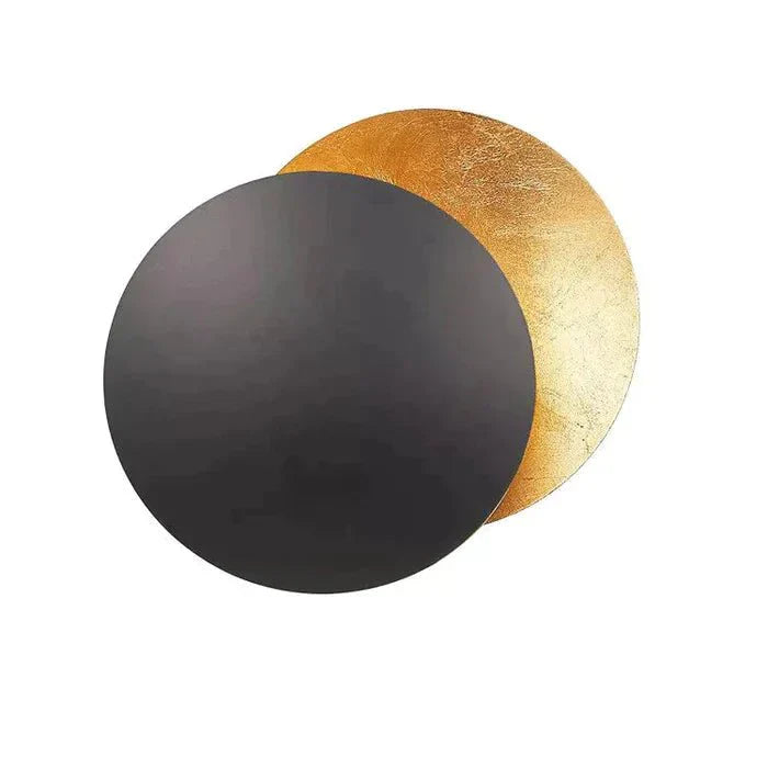 Aurelia – Gouden Wandlamp met Reflecterende Schijven