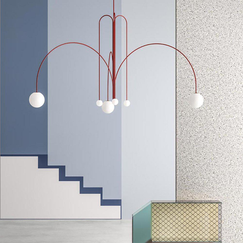Arcova – Moderne Glazen Bol Kroonluchter Hanglamp