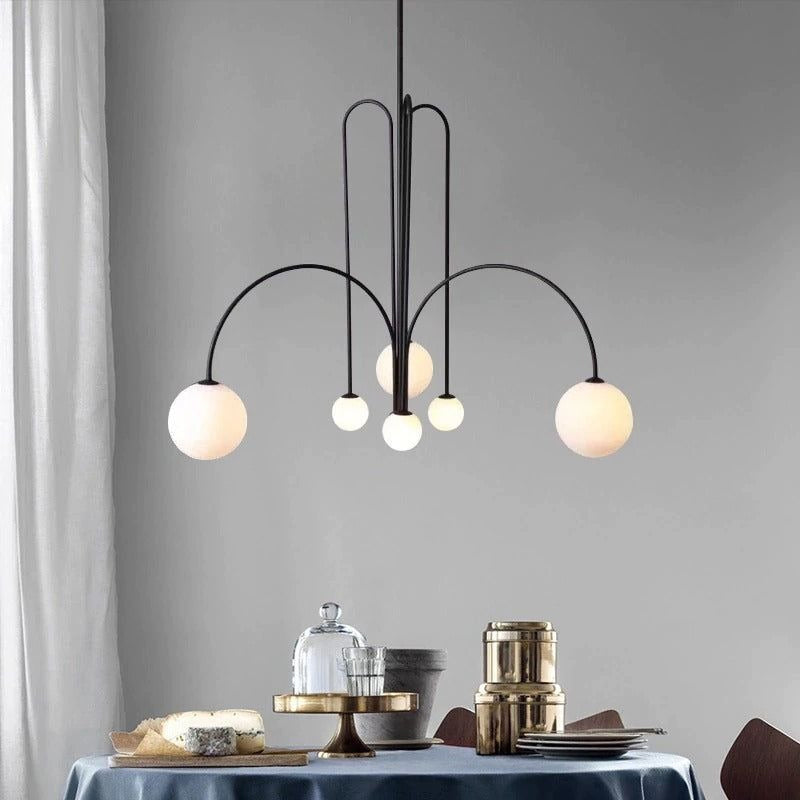Arcova – Moderne Glazen Bol Kroonluchter Hanglamp