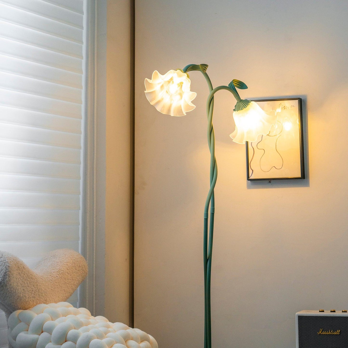Calla – Bloemen Vloerlamp (Artistieke Staande Lamp, E27 LED)