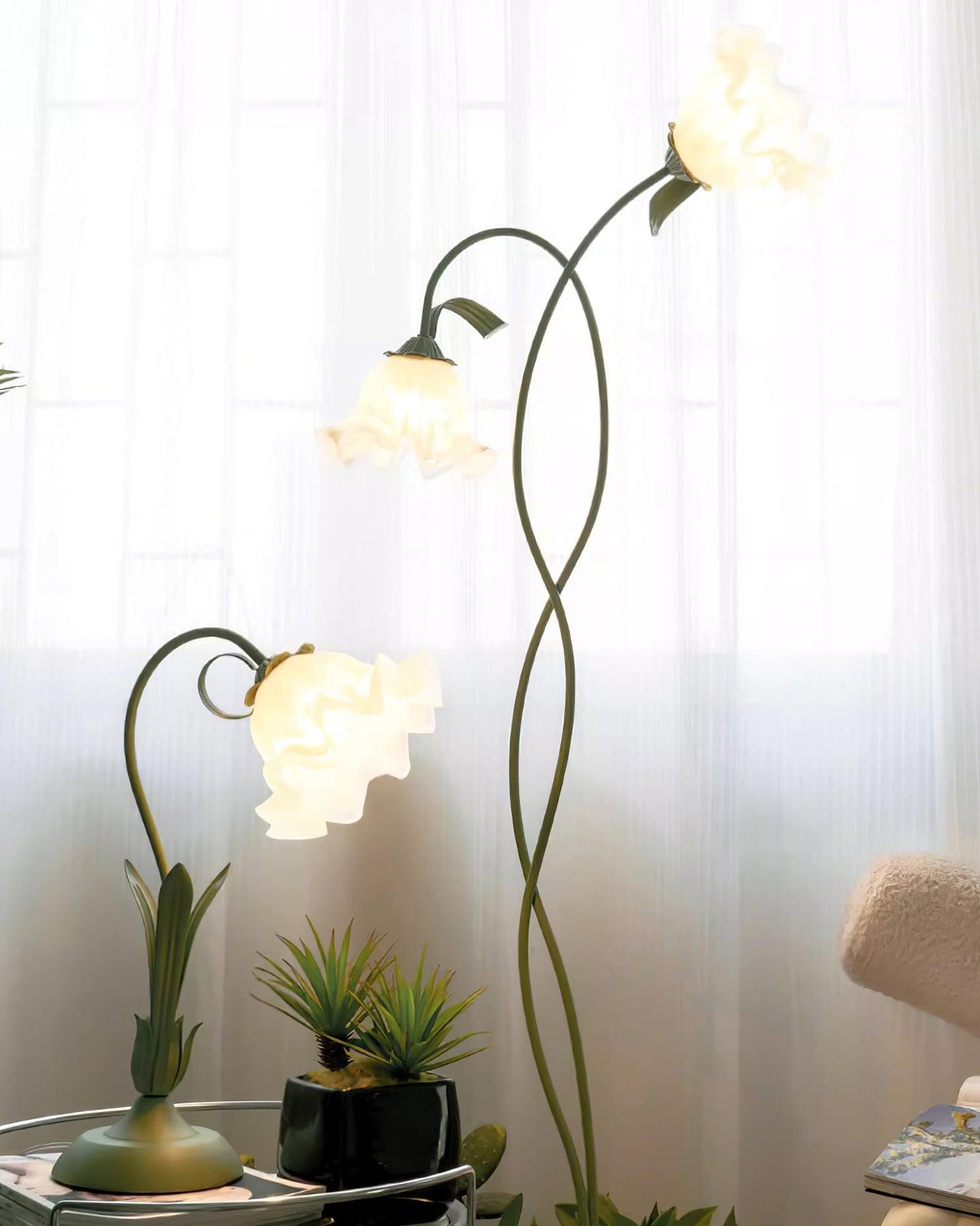 Calla – Bloemen Vloerlamp (Artistieke Staande Lamp, E27 LED)