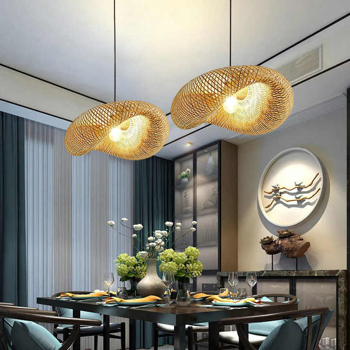 Bamora – Moderne Bamboe Hanglamp voor Warme, Stijlvolle Interieurs