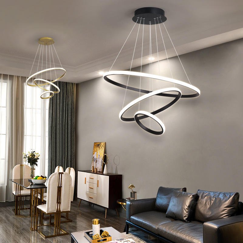 Arisha – Moderne LED Kroonluchter Met Ringen