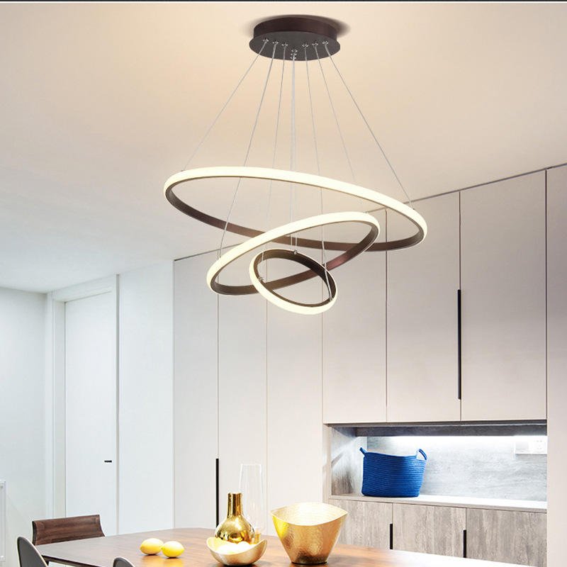 Arisha – Moderne LED Kroonluchter Met Ringen