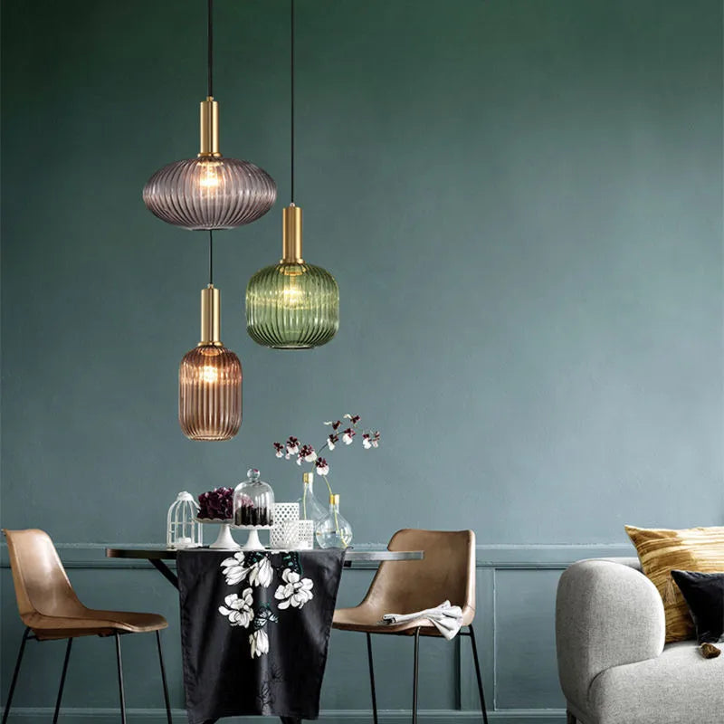 Avelis – Nordic Retro Glazen Hanglamp