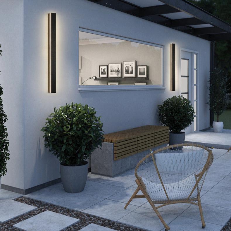 Havenvale - Verticale LED Buitenwandlamp Met Dimbare Functie En Strak Design